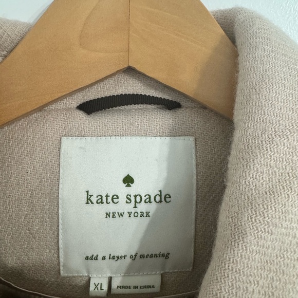 Kate Spade Beige Women's Cape Jacket - Picture 3 of 3